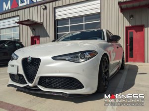 Alfa Romeo Giulia Front Spoiler - Carbon Fiber - Italia Style - Stile Italia - Sport/ Ti/ Veloce - V3